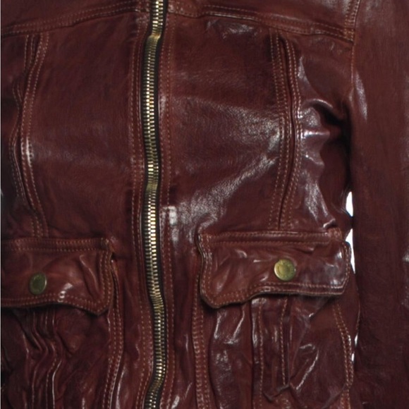 Dolce and Gabbana leather Moto jacket IT40 - Picture 4 of 10